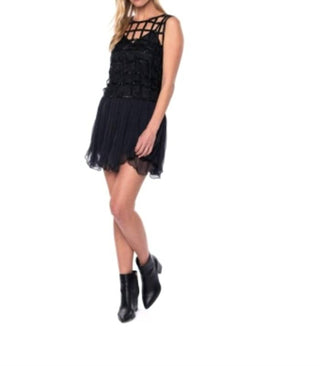 Mahila - Dola Strapless Mini Dress With Sequins Detail