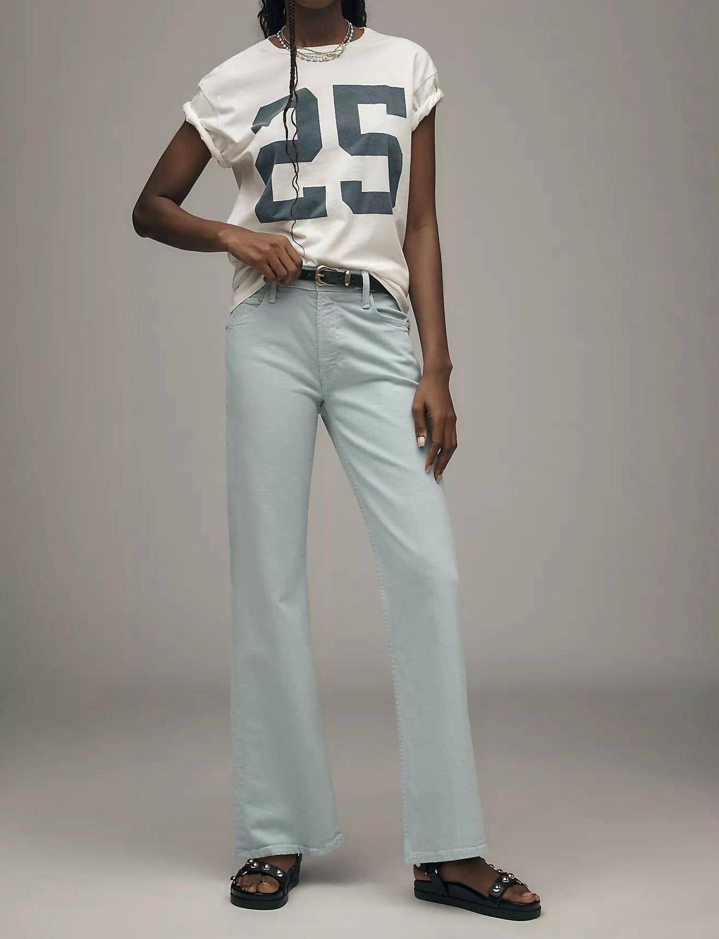 Mother - The Bookie Flood High-rise Bootcut Jeans