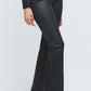Hidden - High Rise Coated Flare Jean