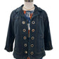 Multiples - Zip Cuff 3/4 Sleeve Fringe Denim Jacket