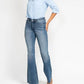 Judy Blue - Midrise Tummy Control Cut Hem Flare Jeans