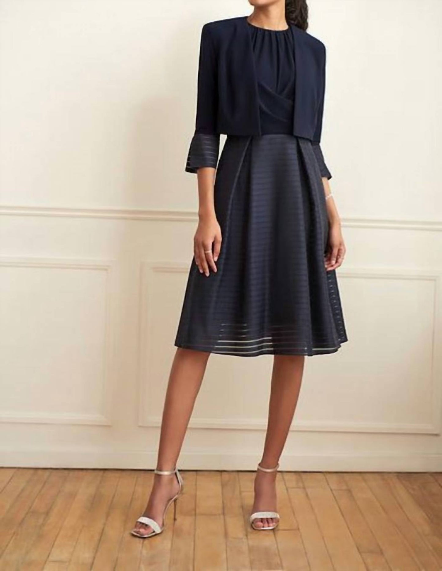 Joseph Ribkoff - Women'a Striped Bolero Jacket