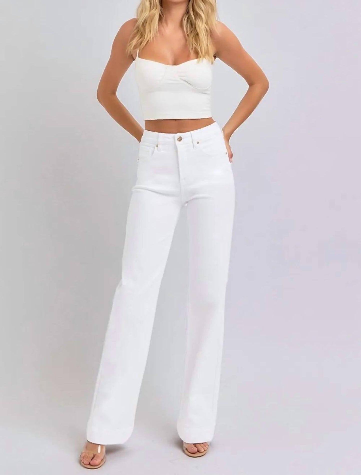 Trendsi - Risen Full Size High Waist Straight Jeans