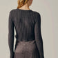 Deluc - RIBBED CROP SWEATER
