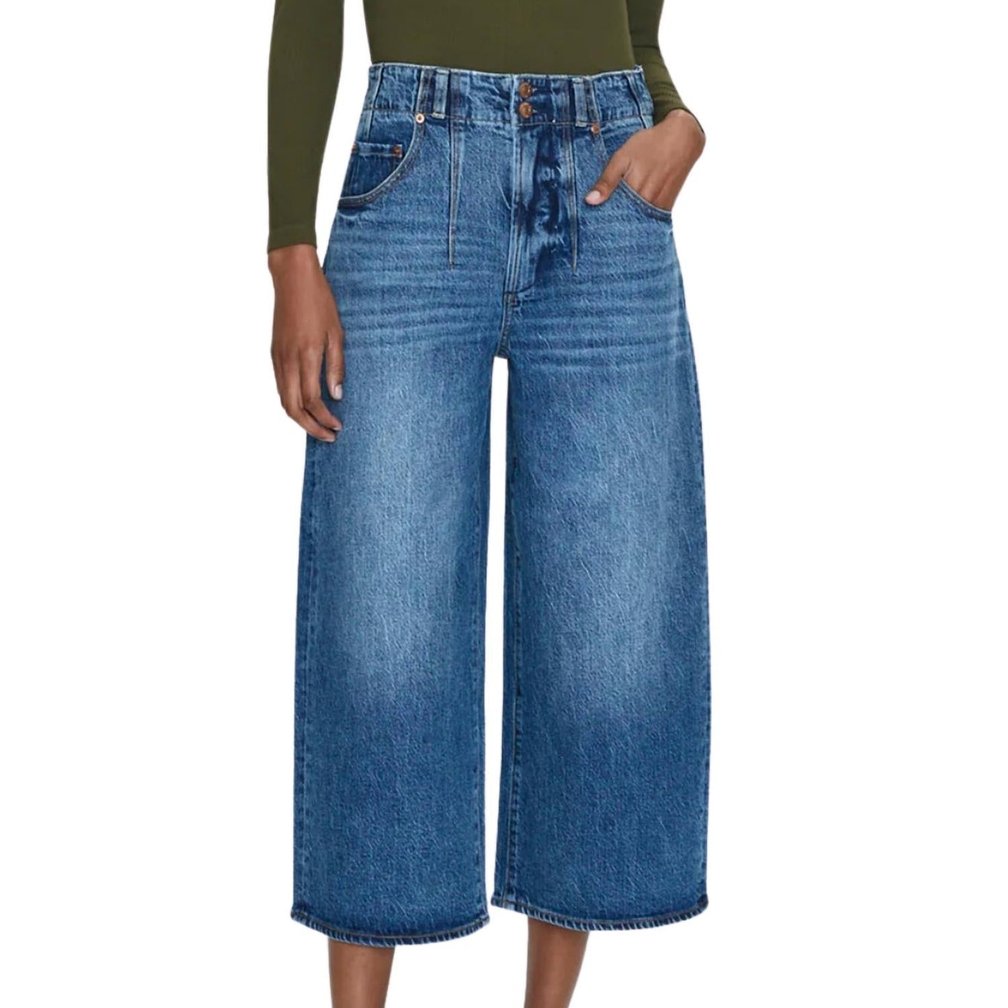 Pistola - Scarlett High Rise Wide Jean