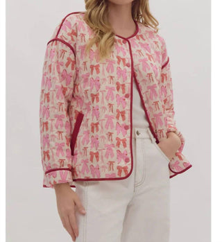 Entro - Quilted Bow Jacket