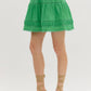 Entro - Accented Ruffled Mini Skirt