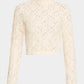 Enza Costa - Puckered Lace Long Sleeve Mockneck