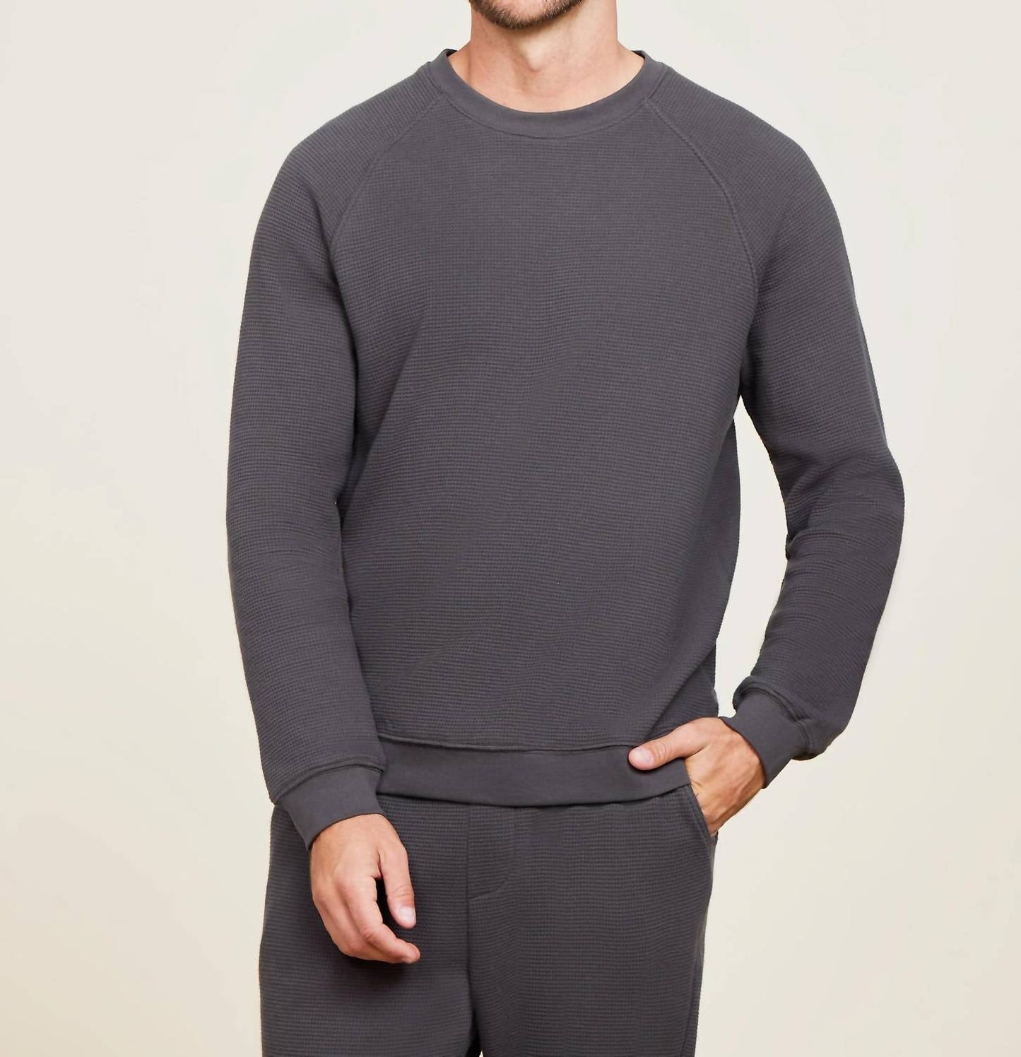 Barefoot Dreams - Waffle Knit Raglan Pullover