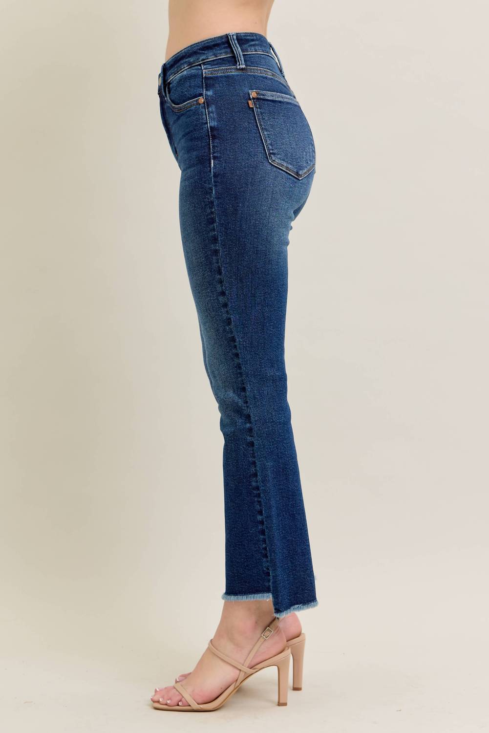 Judy Blue - Iris High Waisted Dark Wash Kick Flare Jeans