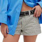 Free People - Women's We The Free Now Or Never Railroad Denim Shorts