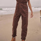 Free People - Marci Coverall Button Front Short Sleeve Jumpsuit