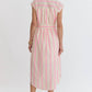 Entro - Striped Button Up Midi Dress