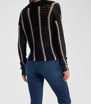 Elan - Crochet Button Down Sweater