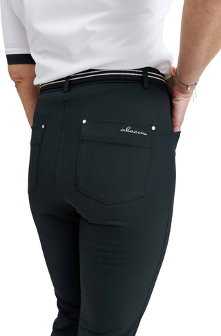 Abacus Sportswear Us - Elite High Waist 4-ways Stretch Capri Pants