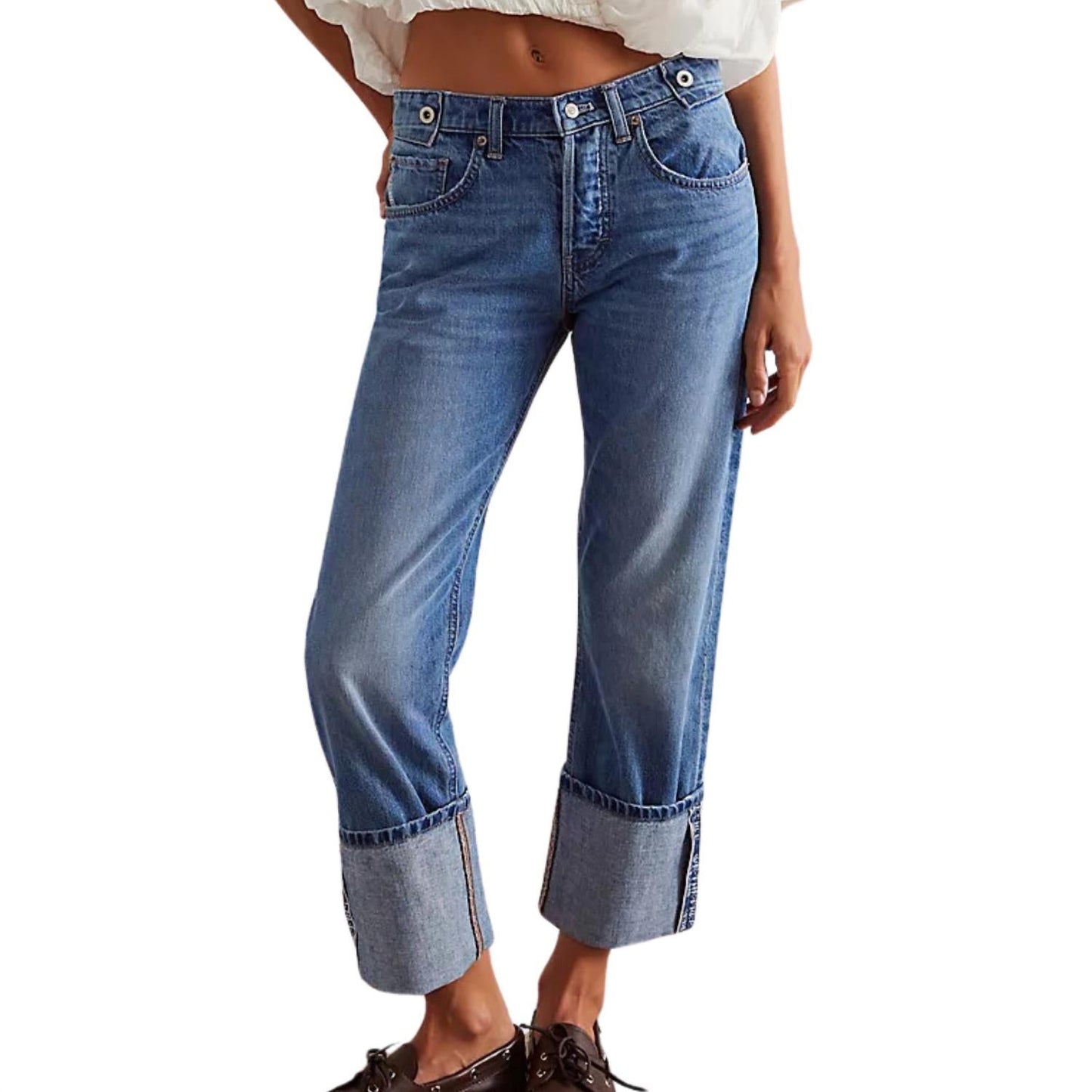 Free People - Women's We The Free Slim Shade Selvedge Jeans