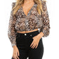Blue Life - Fina V-neck Crop Top
