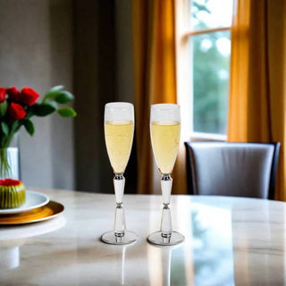 Creative Gifts International - Facet Toasting Flutes Set