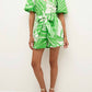 Marie Oliver - Devin Button-front V-neck Romper