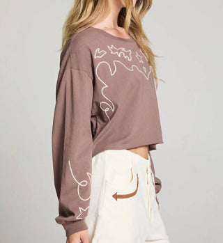 Chaser - Western Embroidery Long Sleeve Sweatshirt