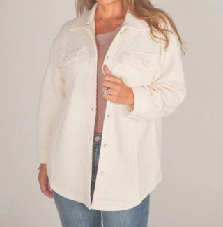 Simply Southern - Quilted Button Up Shacket