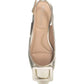 Chinese Laundry - Women's Metallic Buckle Flat Slide
