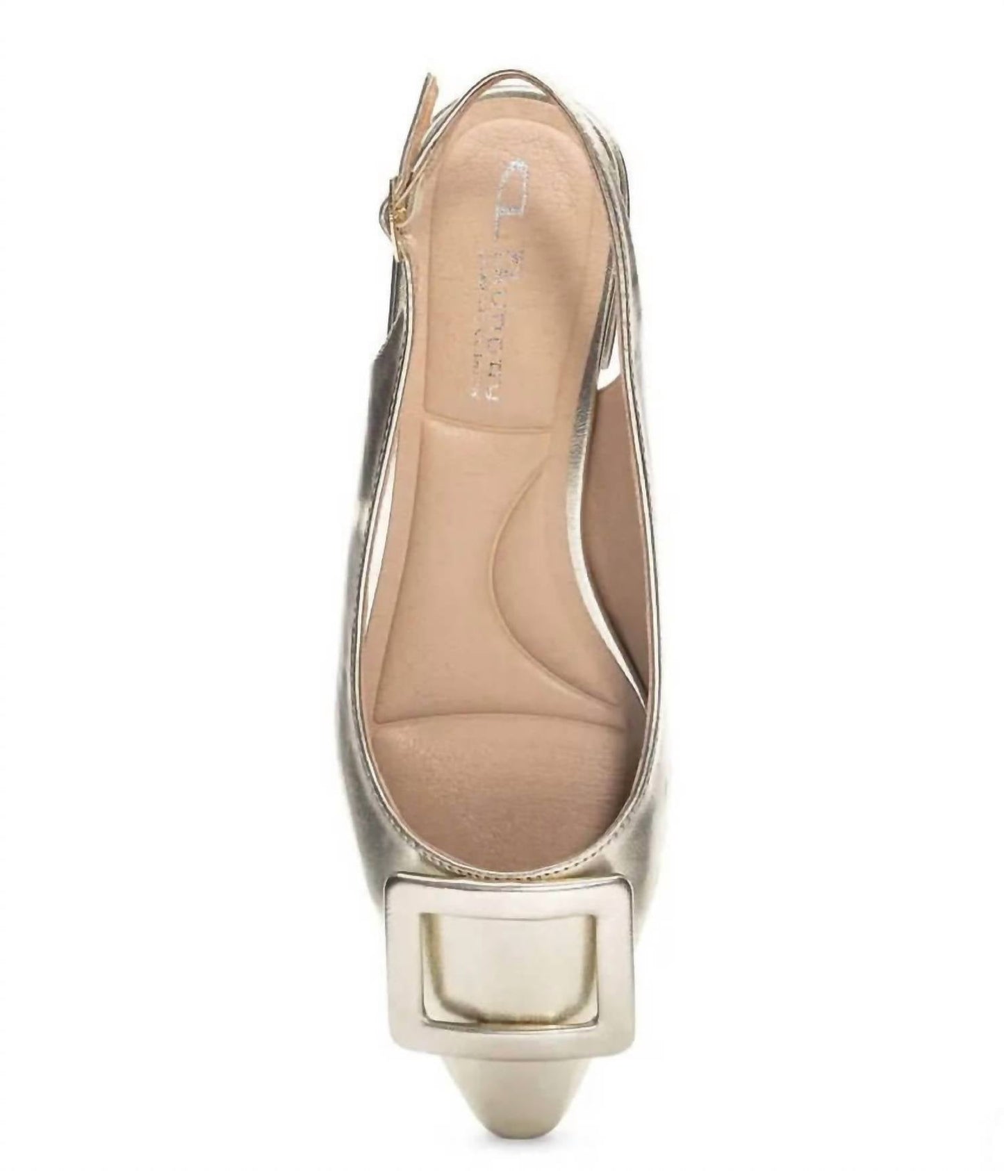 Chinese Laundry - Women's Metallic Buckle Flat Slide