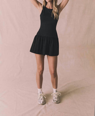 Chaser - Lou Licorice Mini Dress