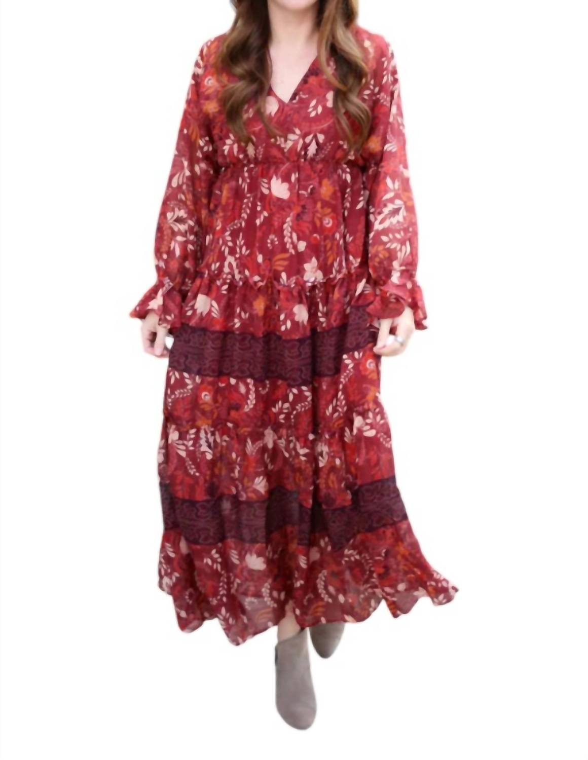 Entro - Boho Long Sleeve Dress