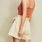 Entro - Embroidered Wrap Skort