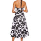Carolina Herrera - Women's Floral Halter Tie Waist Midi Dress