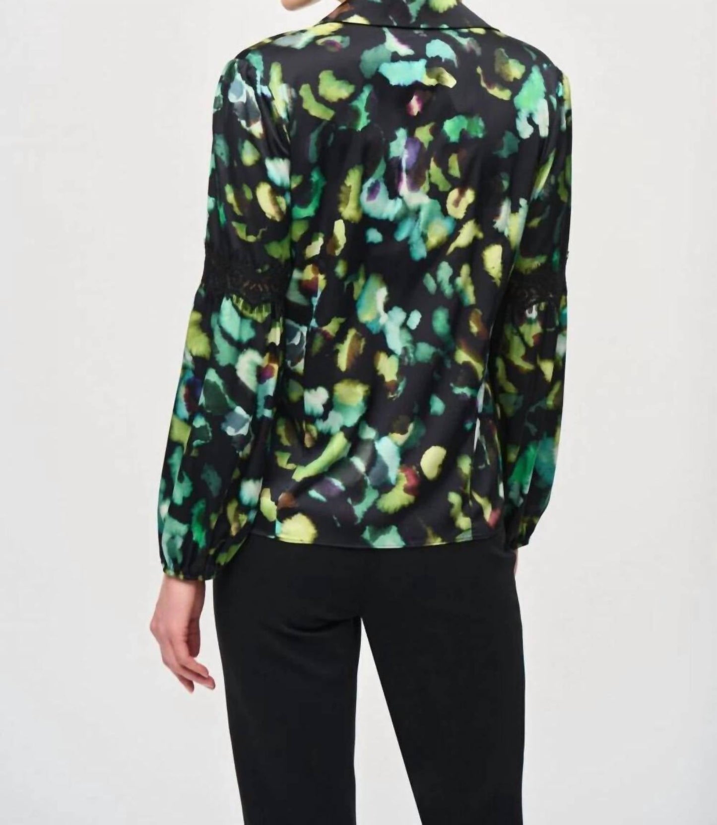 Joseph Ribkoff - Abstract Print Button-down Blouse