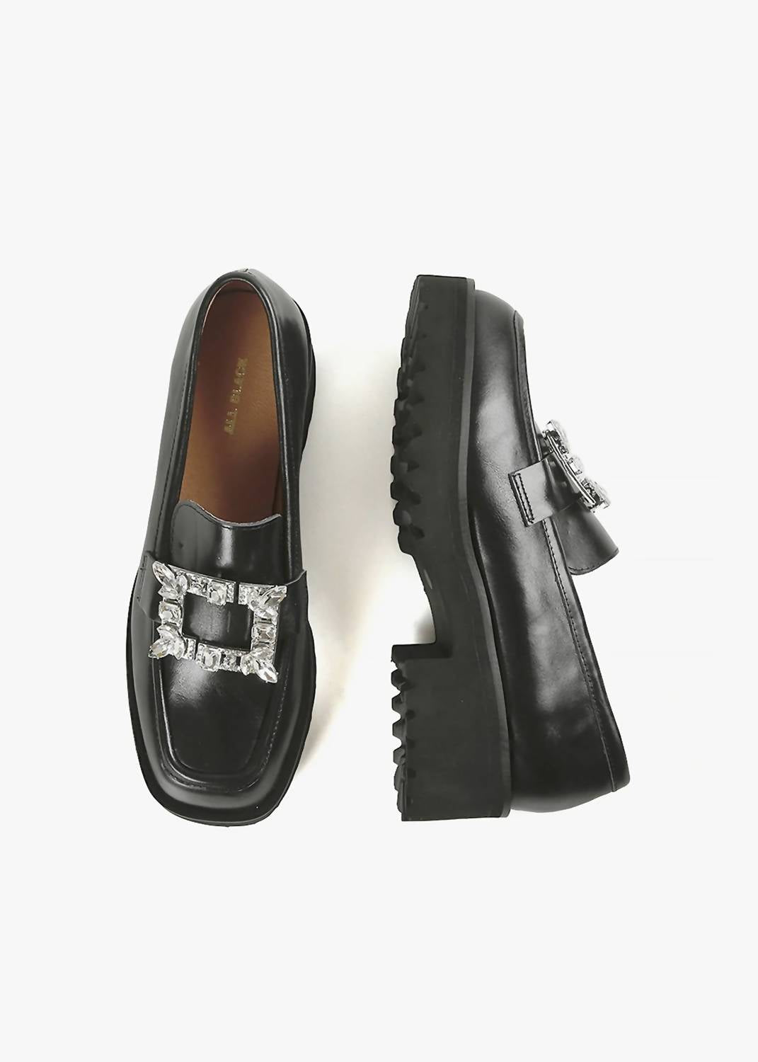 All Black - Women's Elton Lugg Loafer