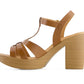 Andrea - Women's Heeled Platform Sandal