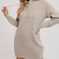 Bluivy - Delaney Chunky Waffle Hoodie Tunic Dress