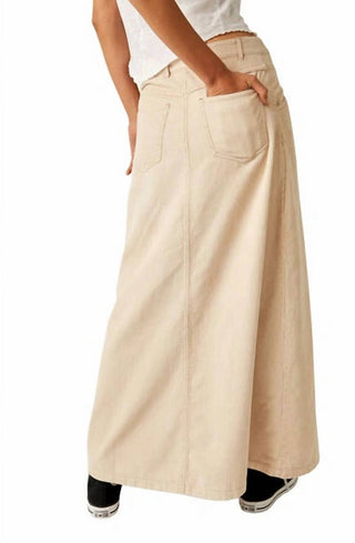 Free People - Come As You Are Cord Maxi Skirt