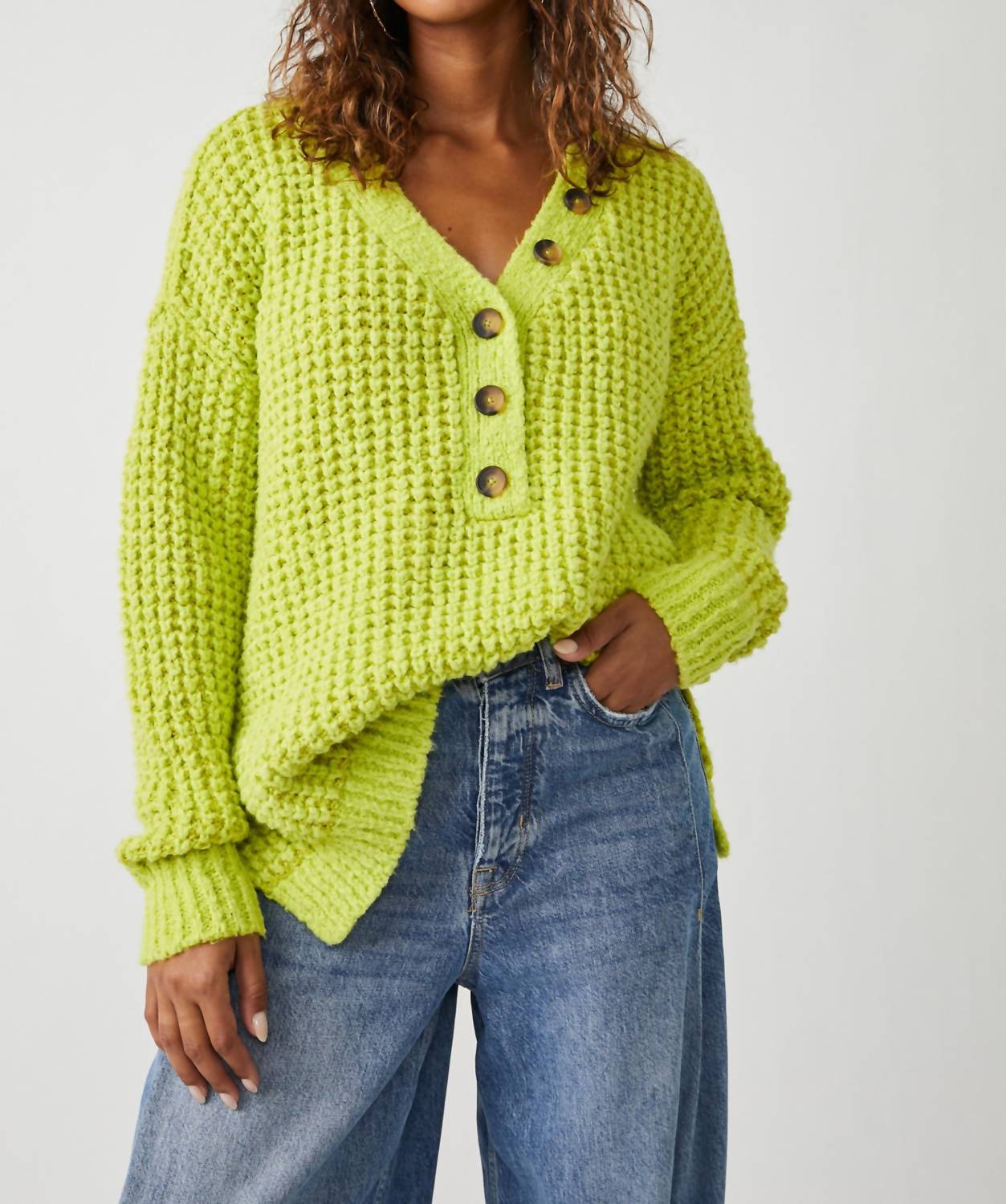 Free People - Whistle Thermal Henley Top