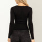 Wishlist - V-neck Ruched Top