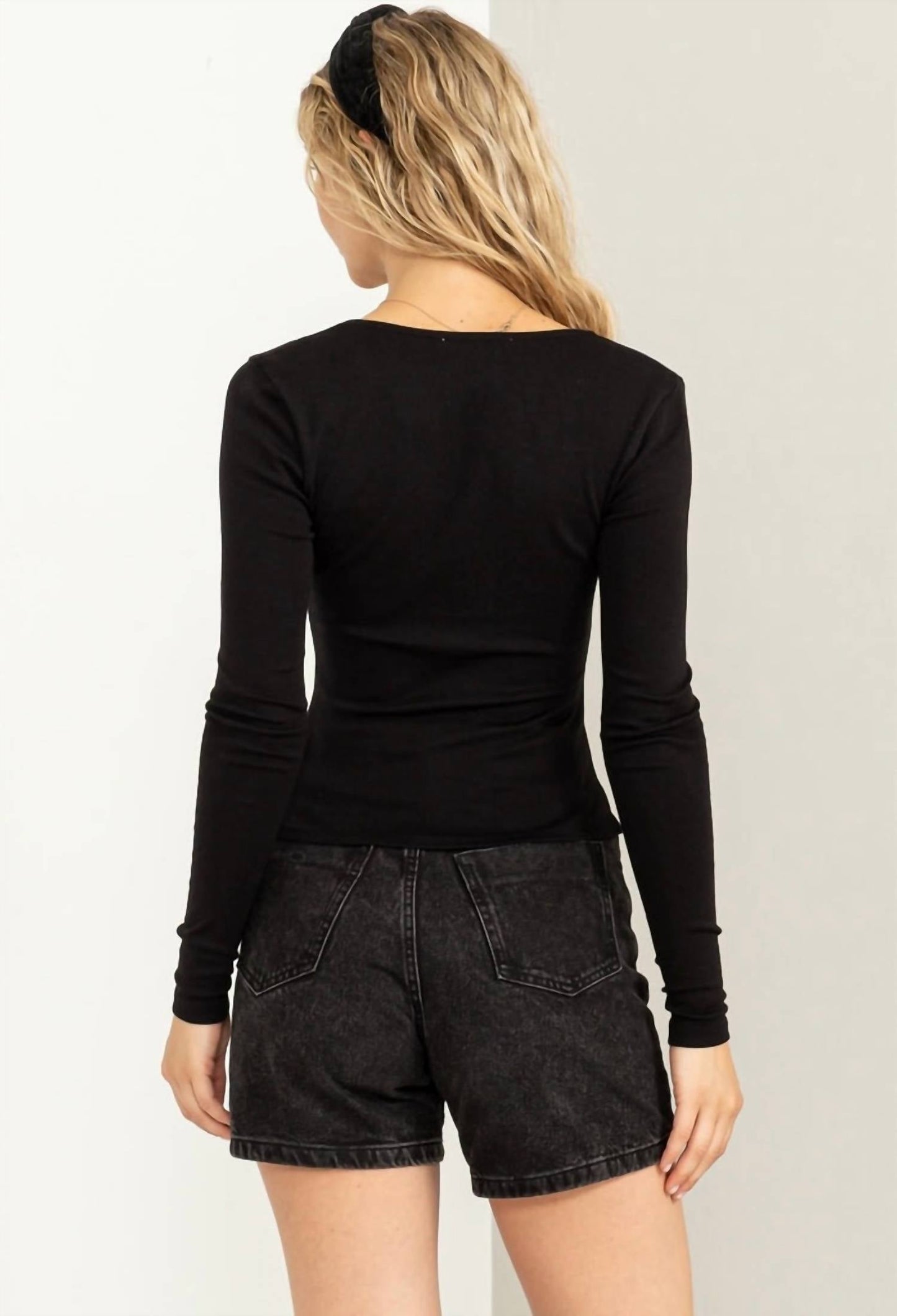 Wishlist - V-neck Ruched Top