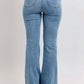 Judy Blue - High Waist Western Detail Flare Jean