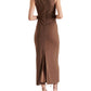 Steve Madden - Mo Funnel Neck Matte Jersey Dress