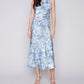Charlie B - Sleeveless with Rushed Drawstring Dress