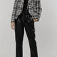 Dolce Cabo - Plaid Double Breasted Blazer