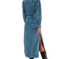 Free People - Mad Love Denim Midi Dress