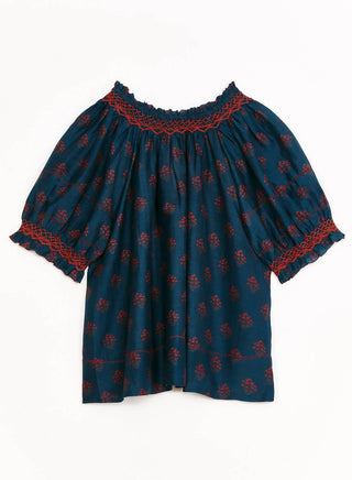 M.A.B.E. - Lindi Smocked Top