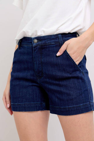 Judy Blue - High Waist Trouser Denim Short