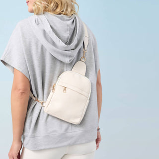 Coco + Carmen - Vintage Look Americana Patriotic Hooded Top