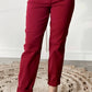 Judy Blue - High Waist Scarlet Denim Cuffed Jogger Jeans