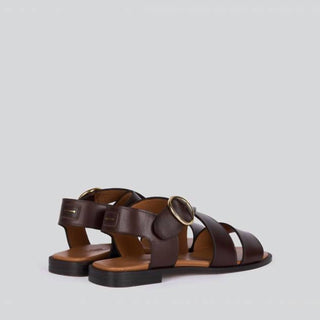 Anthology Editions - Women's Rome Oxford Buckle Flat Sandal