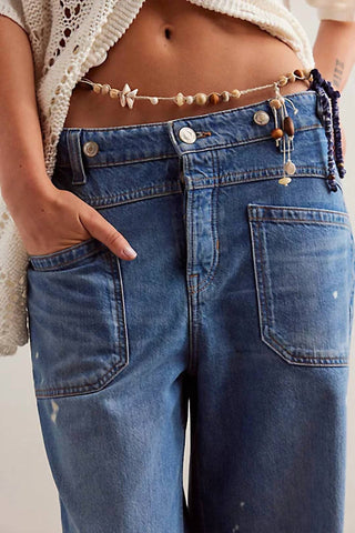 Free People - Palmer Mid-rise Cuffed Jean